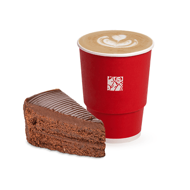 Cappuccino Md+ Torta de Chocolate