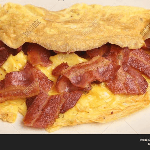Omelette con Tocino