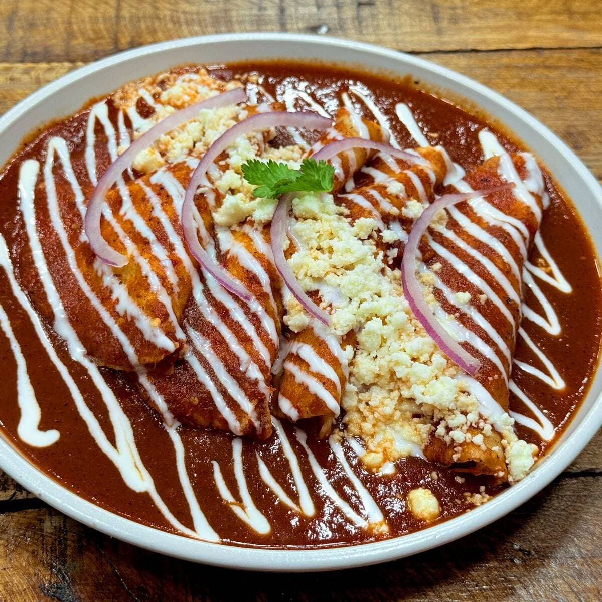 Enchiladas de Pollo