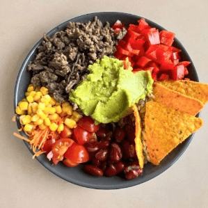 Mexican Bowl + Postre