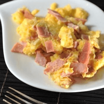 Huevos Revueltos Con Jamon