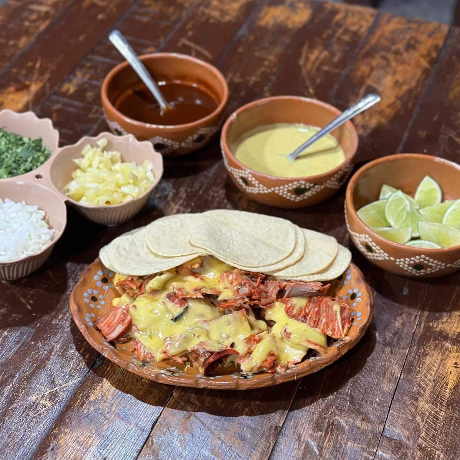 1/2 kg de pastor con queso