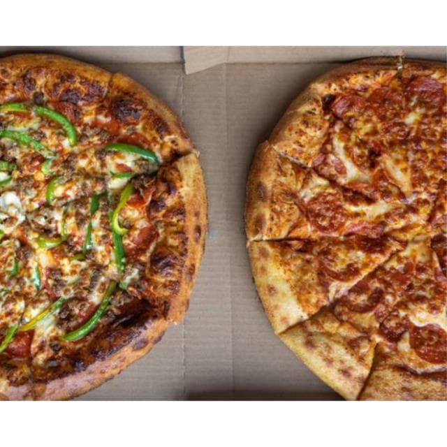 COMBO 2 PIZZAS GRANDES 3 ING + 1 PEPSI