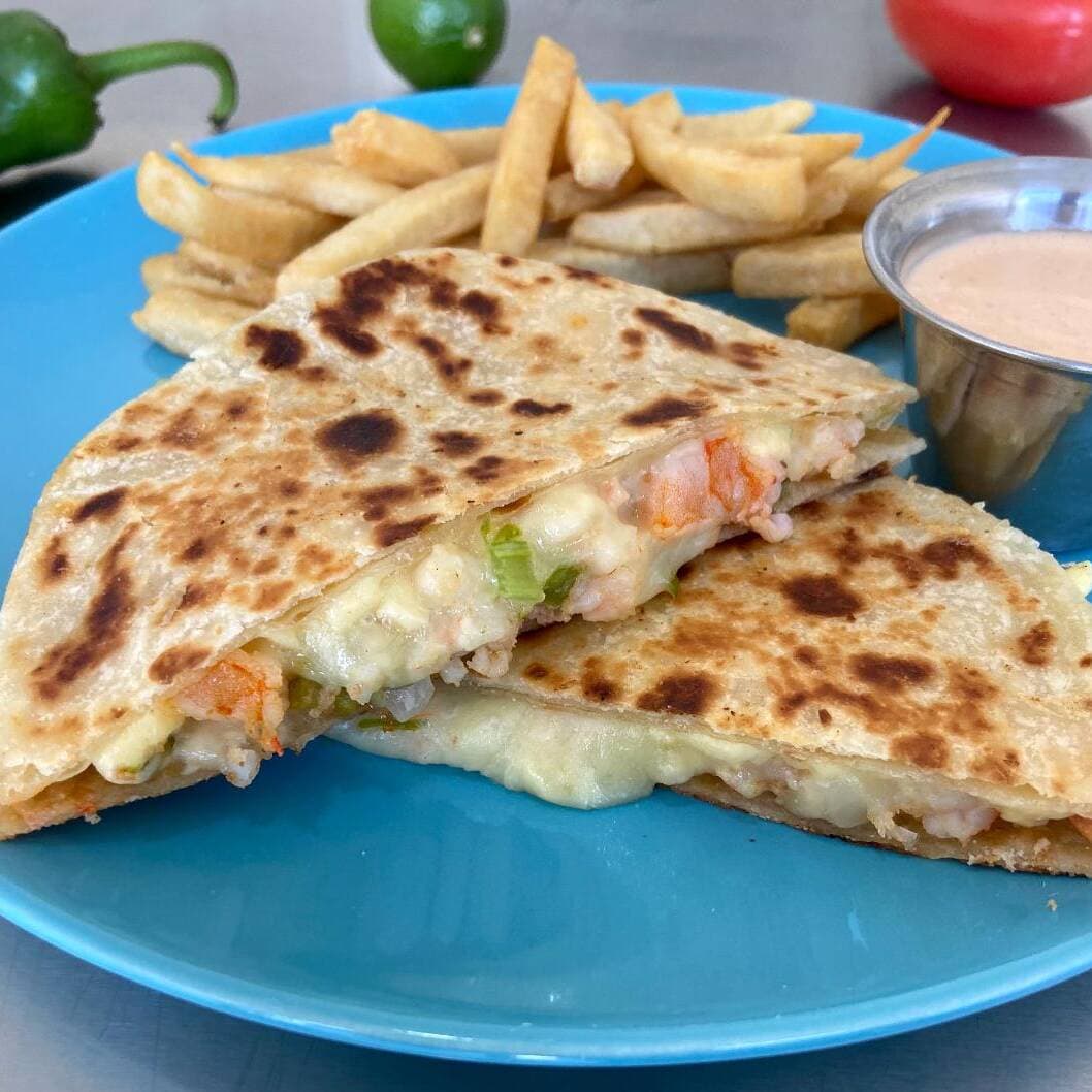 Quesadillas de Camarón y Papas