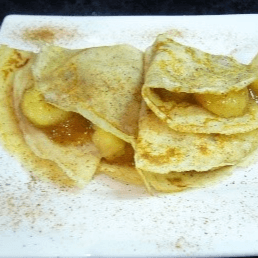 Crepa Flameada de Platano