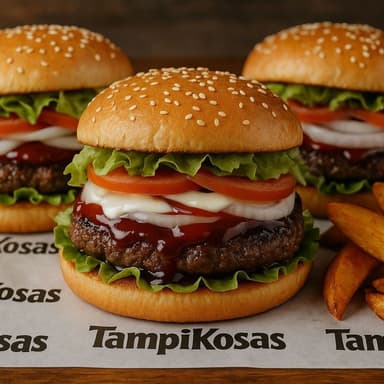 Hamburguesas Trio Promo Amigos