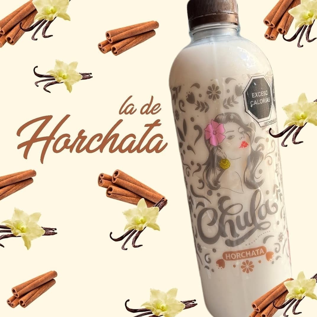 Agua Fresca de la Chula Sabor Horchata