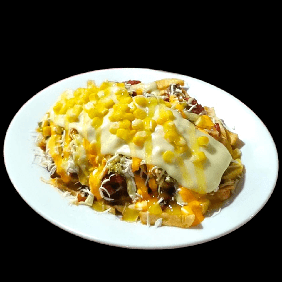 Salchipapa Coquette Gratinada