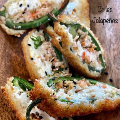 Chiles jalapeños empanizados