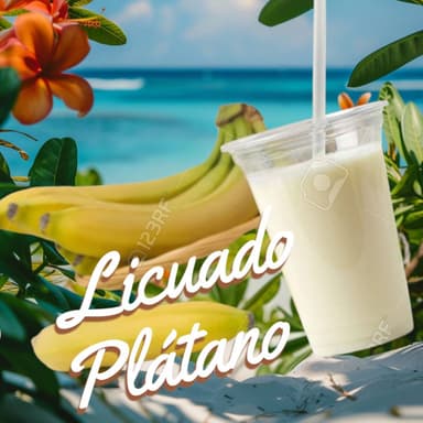LICUADO PLÁTANOS NATURALES, UN LITRO