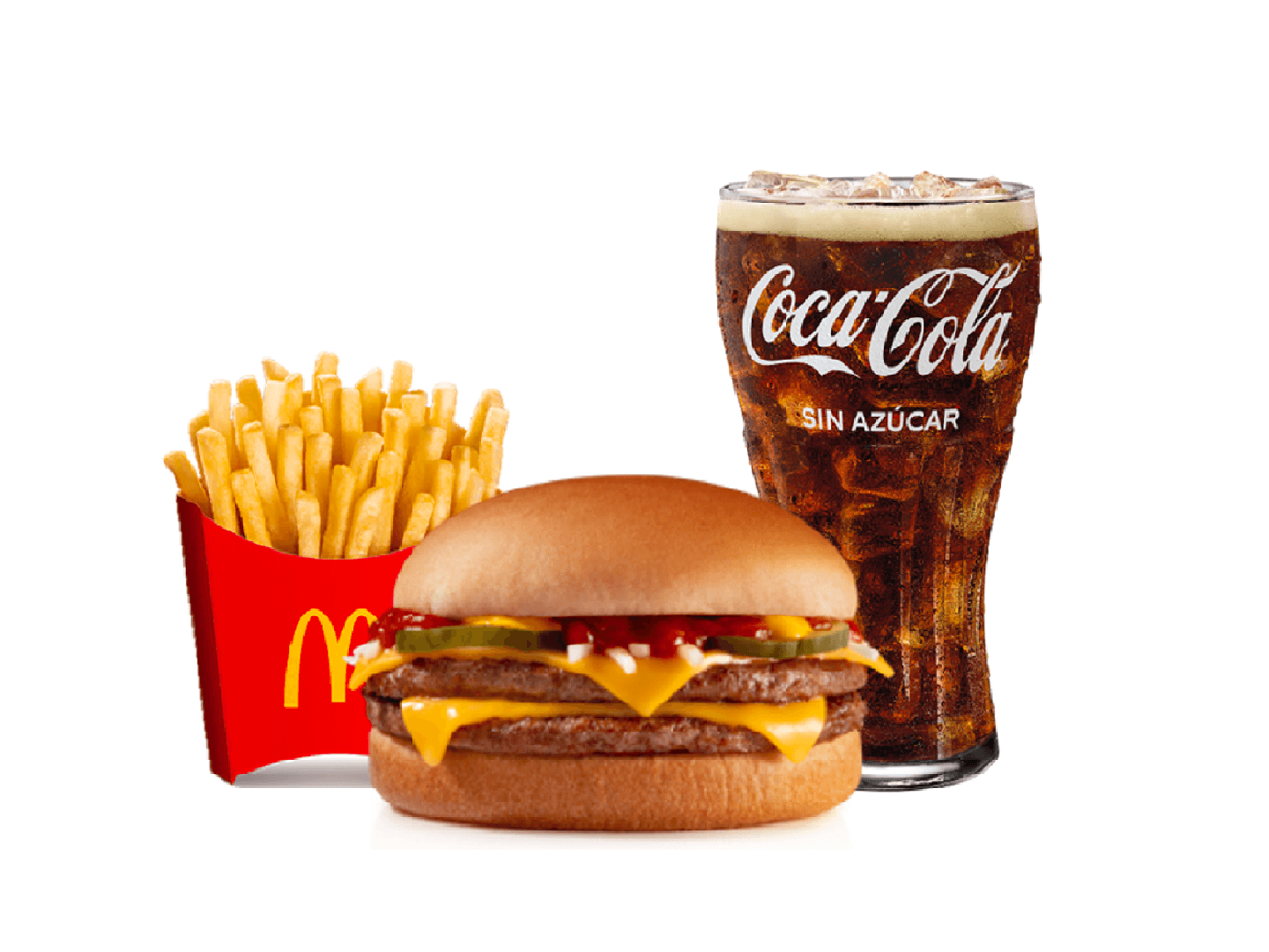 Combo mediano Doble Hamburguesa