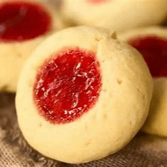 Galletas con Mermelada de Fresa