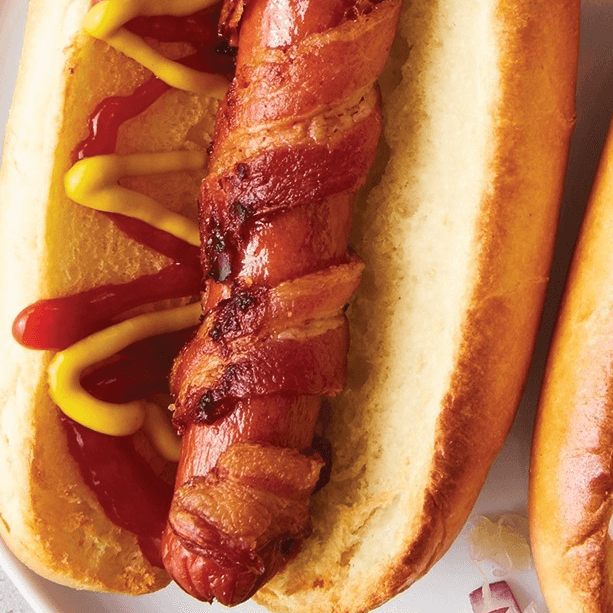 Hot Dog con Tocino