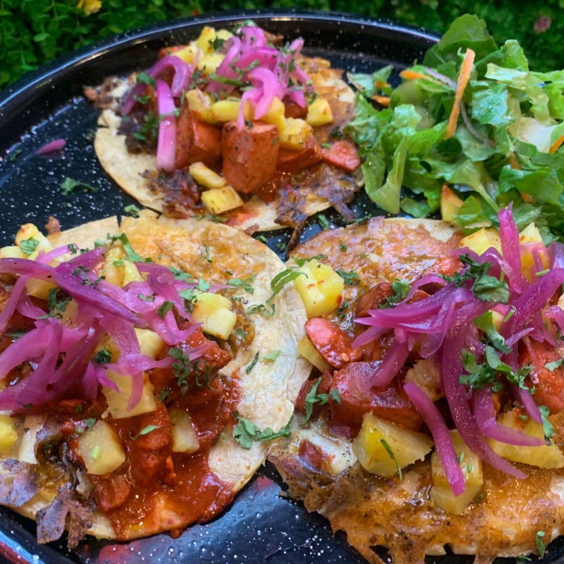 Tacos atún al pastor