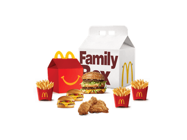 Family Box 3 adultos sin bebidas y 1 niño