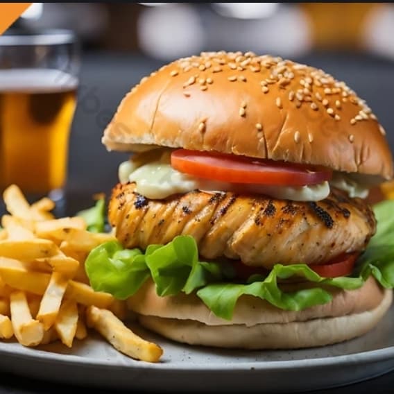 Hamburguesa Pollo