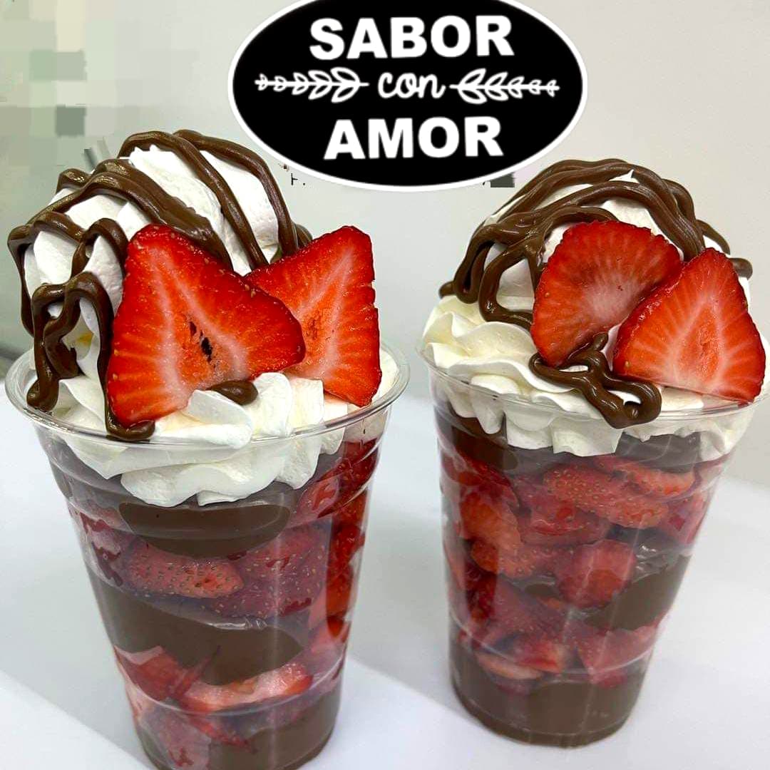Fresas con NUTELLA