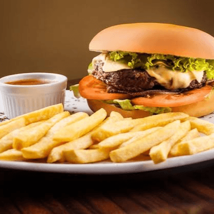 Hamburguesa sencilla