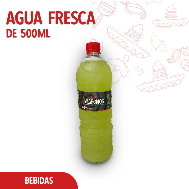Agua Fresca de Sabor de 500ml
