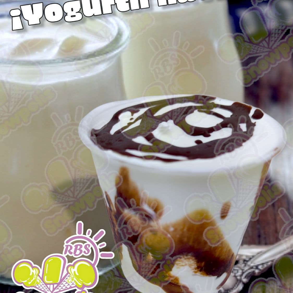 Helado de yogurth natural
