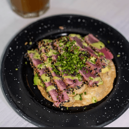 Tostada Atun sellado