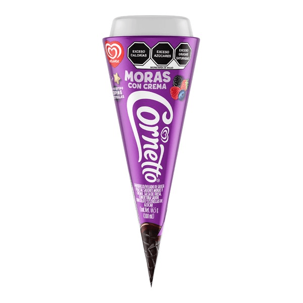 CORNETTO HELADO DE MORA