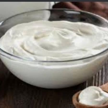 porcion de crema