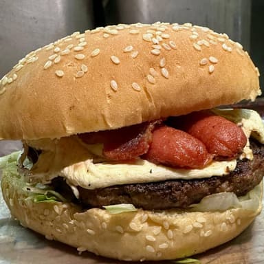 Hamburguesa de Queso de Hebra