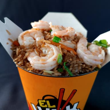 Arroz con camarones