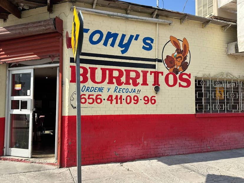 tonys burritos ll