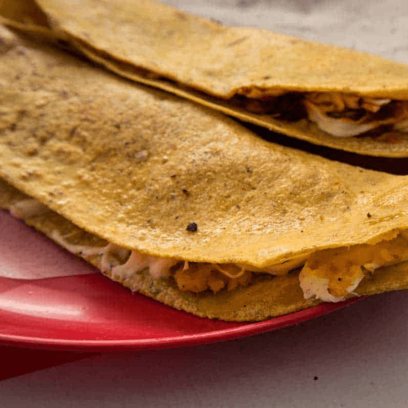 Quesadilla de Maíz de Chorizo