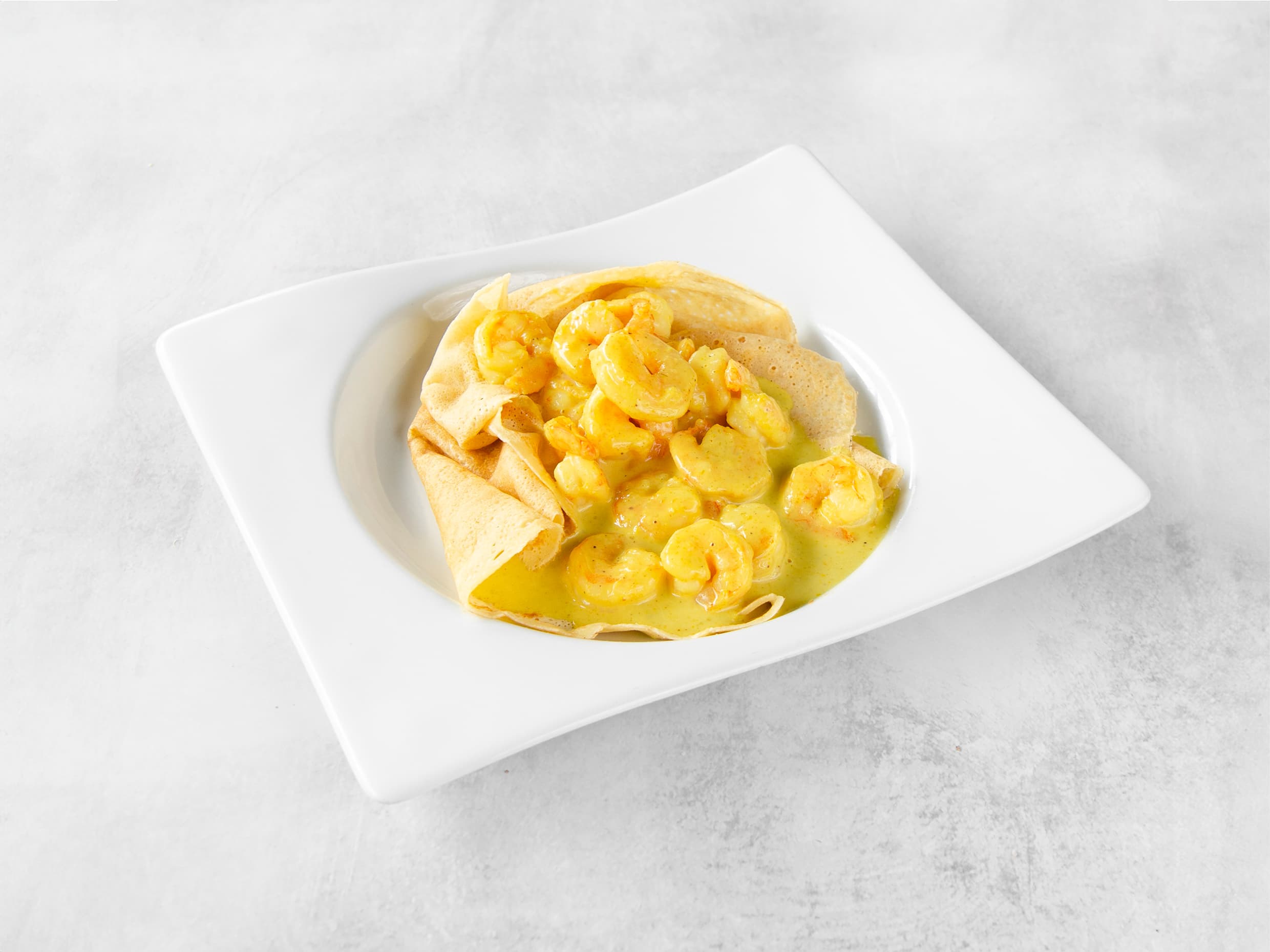 Camarones en Salsa Curry