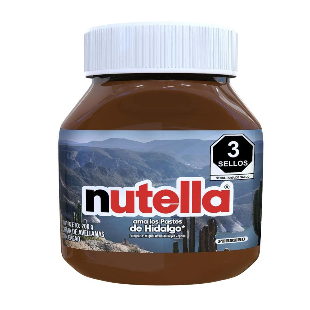 CREMA DE AVELLANAS CON CACAO NUTELLA 200