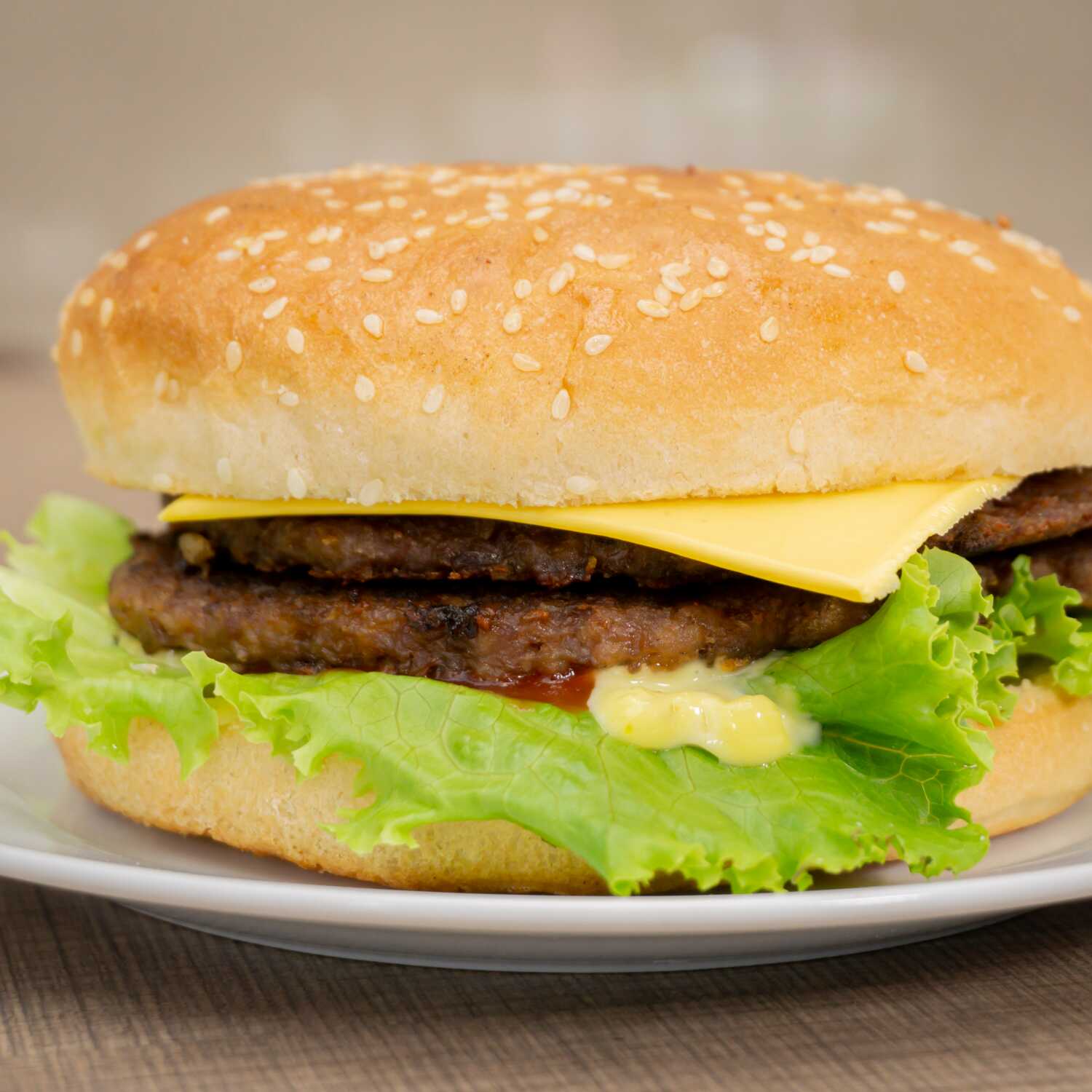 Hamburguesa Doble 1/4 de Libra con Queso