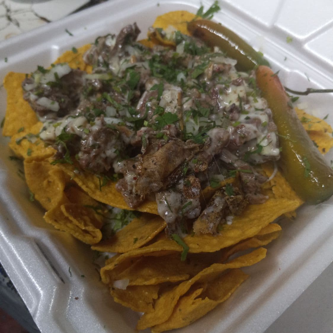 Nachos con Carne