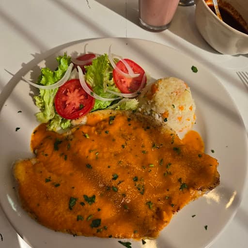 Filete de pescado al chile ajo