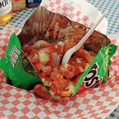 Tostitos Preparados con Ceviche de Camarón