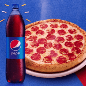 Pizza Mediana + PEPSI 600ml *