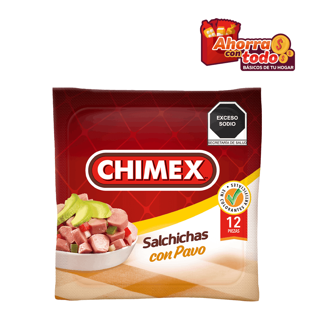 SALCHICHA DE PAVO 400GRS CHIMEX