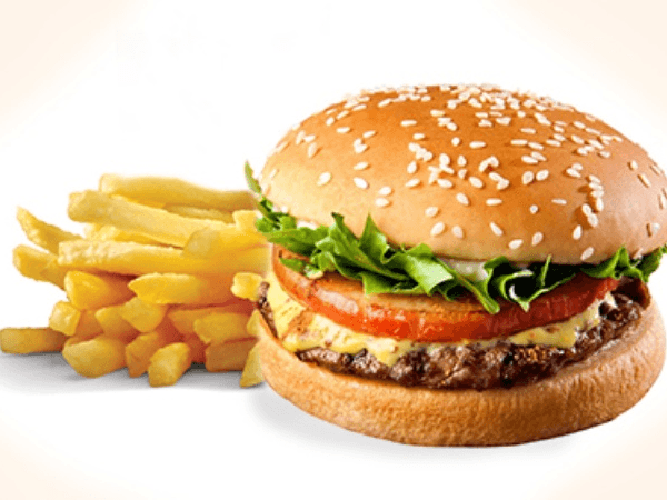 Hamburguesa con Papas