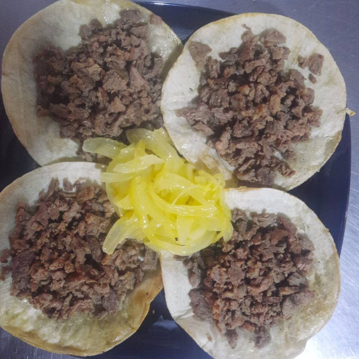 Tacos de Carne Asada Sencillos 4 Pzas