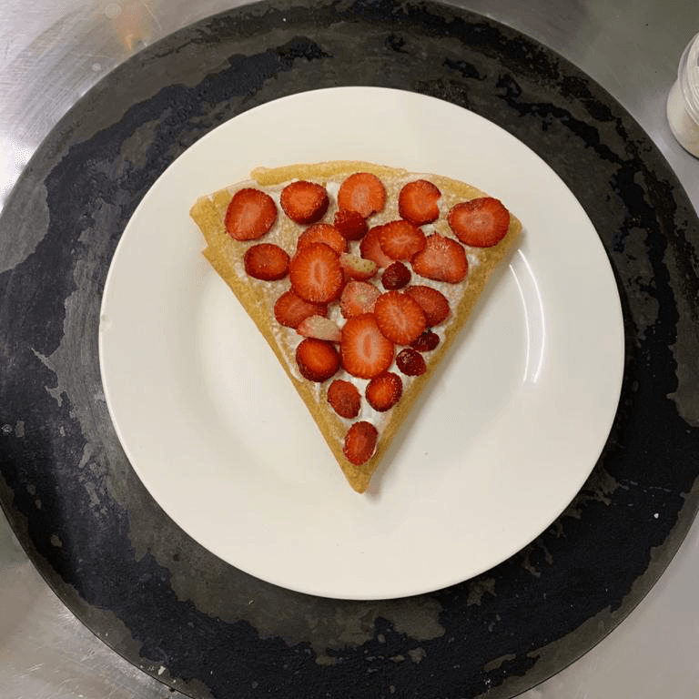 Crepa de Fresa con Lechera