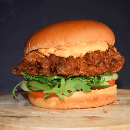 Hamburguesa con Nuggets