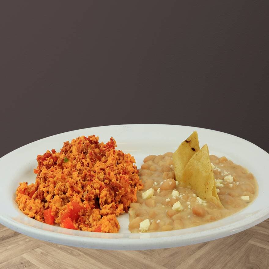 Huevos Revueltos con Chorizo & Papas