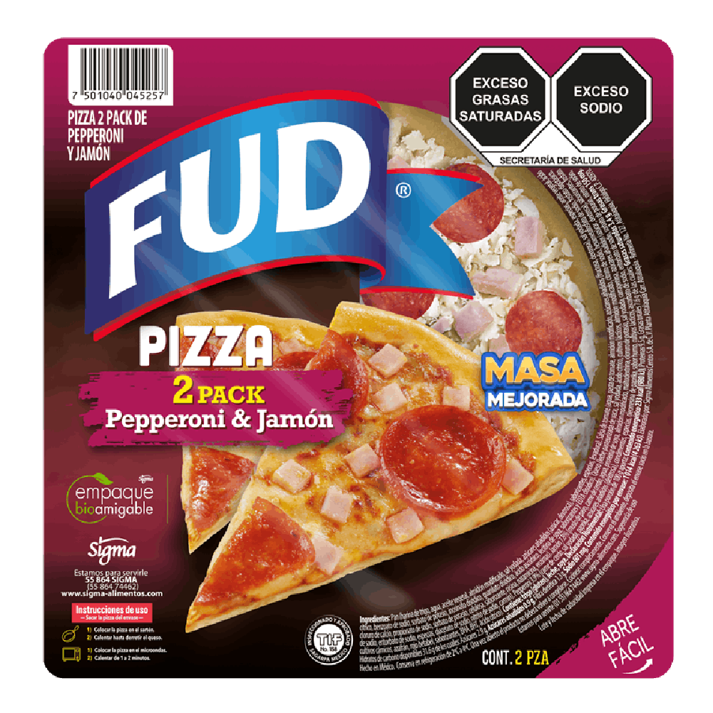 Pizza FUD TwoPack Pepperonijamon