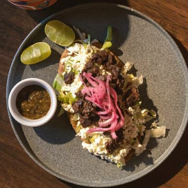 Huarache con Arrachera