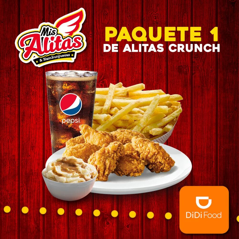 Paquete #1 de Alitas Crunch