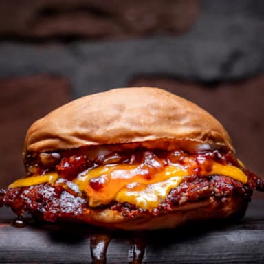 SMASH Cheese BBQ Bacon