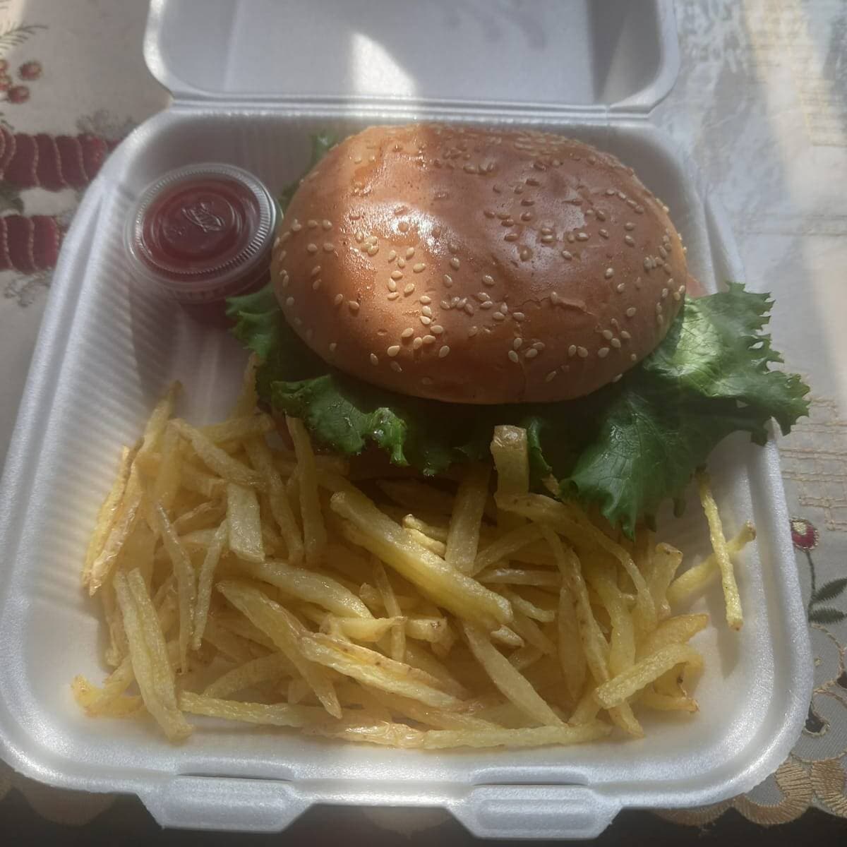 Hamburguesa de Res Oaxaqueña