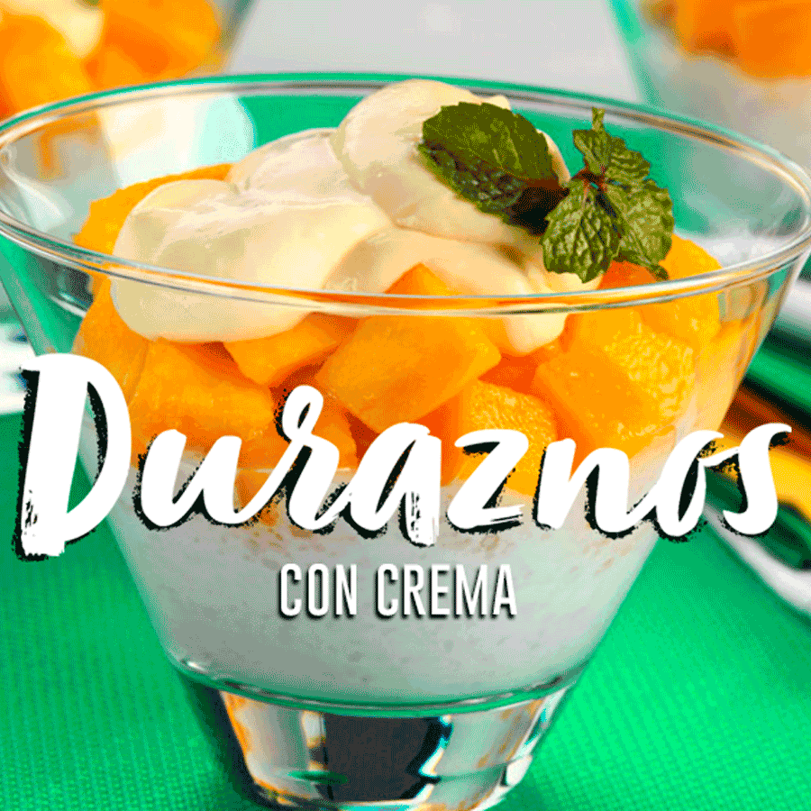 Duraznos con Crema 14 oz